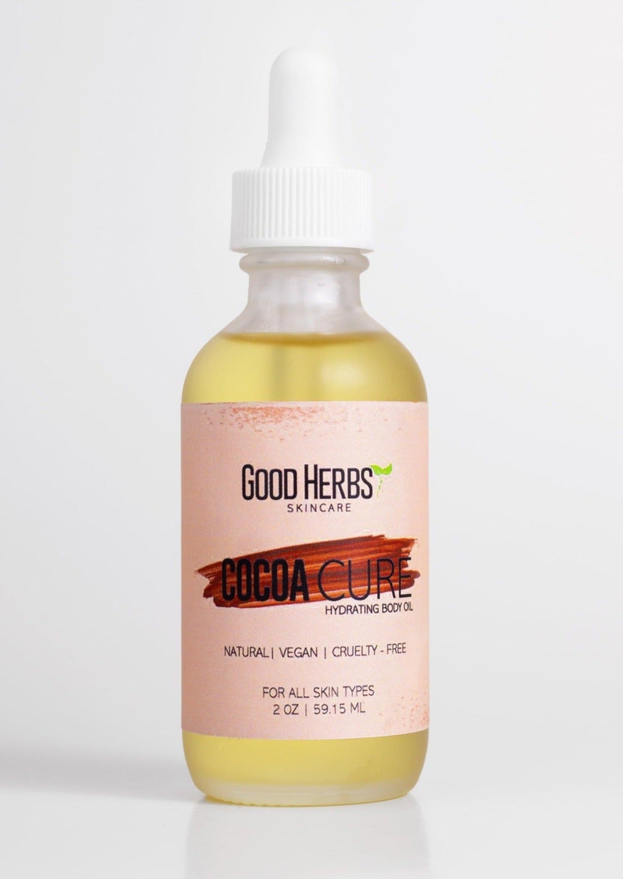 Cocoa Cure Hydrating Body Oil – Good Herbs Skincare